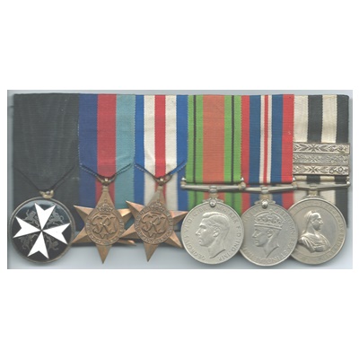 WWII - Order Of St John - Group of 6 Medals - E M COLEMAN